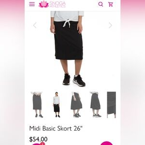 Snoga Midi Basic Skort 26”